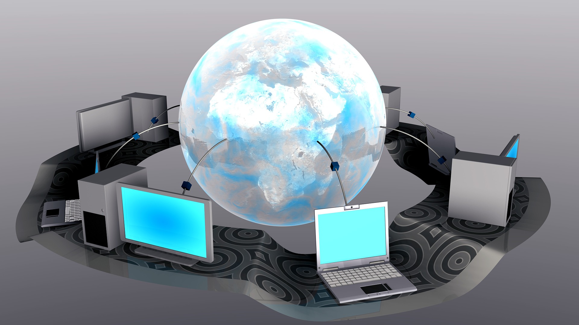 Network cabling and fibre connections